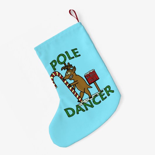 Petite Chaussette De Noël Calembour drôle de renne de Noël de danseur (Dos (Accrochage))