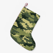 Petite Chaussette De Noël Camouflage/Camo de région boisée de 8 de bit (Devant (Accrochage))