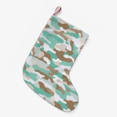 Petite Chaussette De Noël Camouflage côtier (Devant (Accrochage))