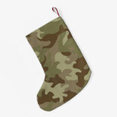 Petite Chaussette De Noël Camouflage de Noël personnalisé Stockage (Dos (Accrochage))