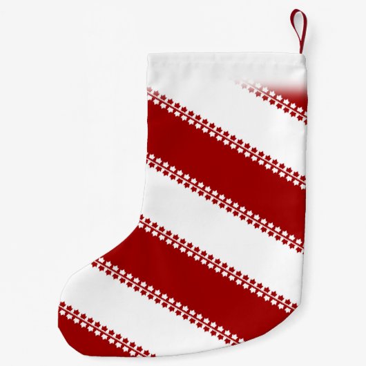 Petite Chaussette De Noël Canada Stocker Canada Maple Leaf Noël Sock (Dos)