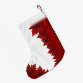 Petite Chaussette De Noël Canada Stocker Canada Maple Leaf Noël Sock (Dos (Accrochage))