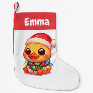 Petite Chaussette De Noël Canard Joyeux Noël Animaux d'hiver Cute Canards
