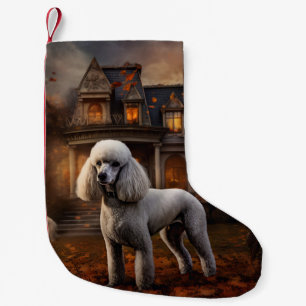 Petite Chaussette De Noël Caniche Halloween Effrayant