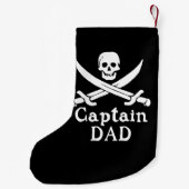 Petite Chaussette De Noël Capitaine Papa - Classique (Dos)