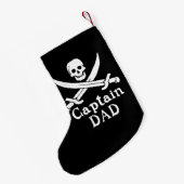 Petite Chaussette De Noël Capitaine Papa - Classique (Dos (Accrochage))