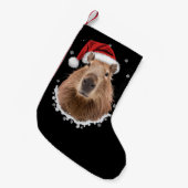 Petite Chaussette De Noël Capybara Noël drôle (Devant (Accrochage))