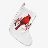 Petite Chaussette De Noël Cardinal masculin (Devant (Accrochage))