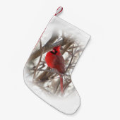 Petite Chaussette De Noël Cardinal masculin2 Noël (Devant (Accrochage))