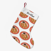 Petite Chaussette De Noël Caricature de Churro (Devant (Accrochage))