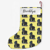 Petite Chaussette De Noël Caricature de gros gorilles joyeux (Dos)