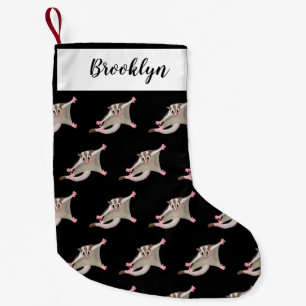 Petite Chaussette De Noël Caricature de planeur de sucre joyeux