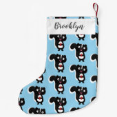 Petite Chaussette De Noël Caricature de skunk jote happy (Dos)