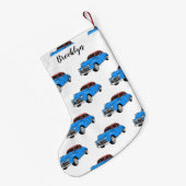 Petite Chaussette De Noël Caricature de voiture classique 1948 (Dos (Accrochage))