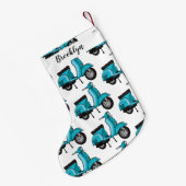 Petite Chaussette De Noël Caricature moto mopée mûre illustration (Dos (Accrochage))