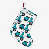 Petite Chaussette De Noël Caricature moto mopée mûre illustration (Devant (Accrochage))