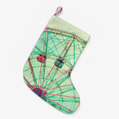 Petite Chaussette De Noël Carnaval d'été de Retro Pop (Devant (Accrochage))