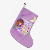 Petite Chaussette De Noël Carousel Dreams 1er Noël Stocker (Devant (Accrochage))