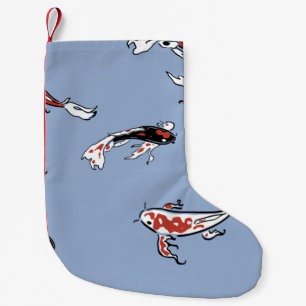 Petite Chaussette De Noël carpe de poisson motif koi koi carp