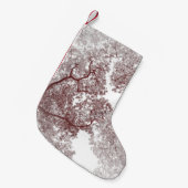 Petite Chaussette De Noël Carte des arbres 4 (Devant (Accrochage))