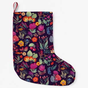 Petite Chaussette De Noël Carte vintage décorative motif sans faille i