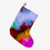 Petite Chaussette De Noël Cascade aquarelle, nature 2 (Devant (Accrochage))