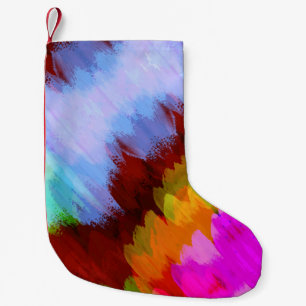 Petite Chaussette De Noël Cascade aquarelle, nature 2