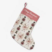 Petite Chaussette De Noël Casse-noisette et ballerine personnalisés de Noël (Devant (Accrochage))