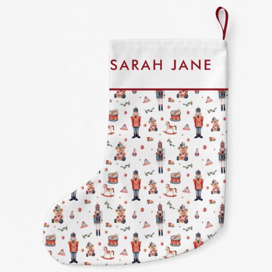 Petite Chaussette De Noël Casse-noisette Noël Stocker (Dos)