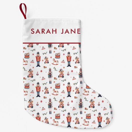 Petite Chaussette De Noël Casse-noisette Noël Stocker (Devant)
