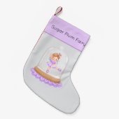 Petite Chaussette De Noël Casse-noisette Plum Fée (Devant (Accrochage))