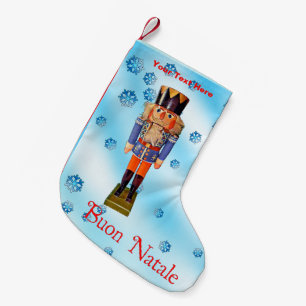 Petite Chaussette De Noël Casse-noix allemand - Buon Natale