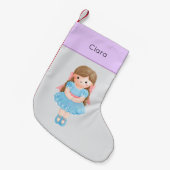Petite Chaussette De Noël Casse-noix Pastel Clara Doll (Devant (Accrochage))