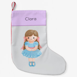 Petite Chaussette De Noël Casse-noix Pastel Clara Doll