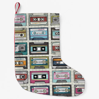 Petite Chaussette De Noël Cassette de musique rétro : Icône nostalgique