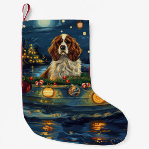 Petite Chaussette De Noël Cavalier King Charles Croisière de Noël Festive