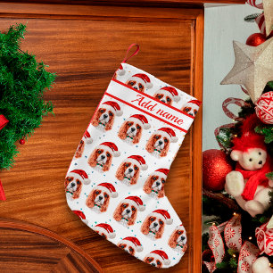 Petite Chaussette De Noël Cavalier King Charles Spaniel Race de Chien Noël