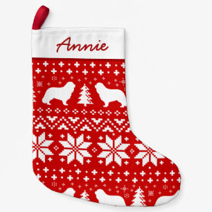 Petite Chaussette De Noël Cavalier King Charles Spaniel Silhouettes