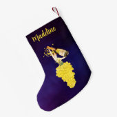 Petite Chaussette De Noël Champagne Grapes (Dos (Accrochage))