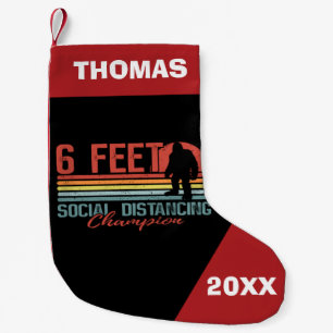 Petite Chaussette De Noël Champion de danse sociale de Bigfoot de 1 m
