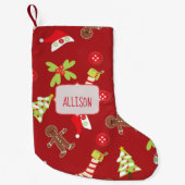 Petite Chaussette De Noël Charme de Noël (Devant)