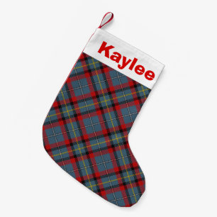 Petite Chaussette De Noël Charme de vacances Clan MacNamara Tartan