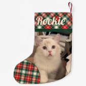 Petite Chaussette De Noël Chat Ragdoll Personnalisé (Dos)