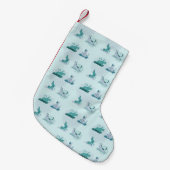 Petite Chaussette De Noël Chats de yoga (Devant (Accrochage))