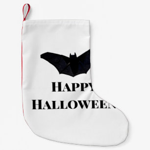 Petite Chaussette De Noël Chauve-souris noire joyeux Halloween ajouter nom t