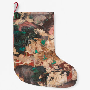 Petite Chaussette De Noël Chef-d'oeuvre de l'art traditionnel de la peinture