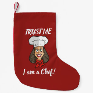 Petite Chaussette De Noël Chef femme