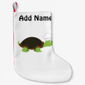 Petite Chaussette De Noël Chef Turtle (Devant)