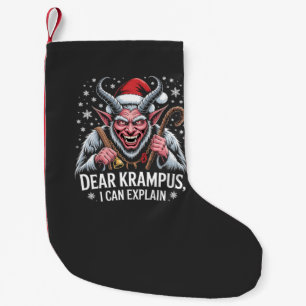 Petite Chaussette De Noël Cher Krampus Je Peux Expliquer Noël Père Noël