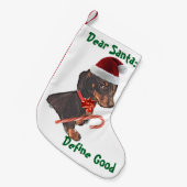 Petite Chaussette De Noël Cher Père Noël : (Devant (Accrochage))